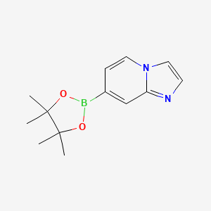 7-(4,4,5,5-tetramethyl-1,3,2-dioxaborolan-2-yl)imidazo[1,2-a]pyridine CAS 908268-52-0