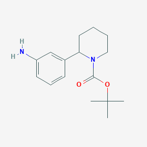 tert-butyl 2-(3-aminophenyl)piperidine-1-carboxylate CAS 908334-27-0
