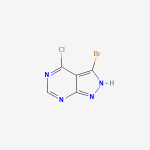 3-bromo-4-chloro-2H-pyrazolo[3,4-d]pyrimidine CAS 90914-41-3