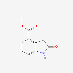 methyl 2-oxo-1,3-dihydroindole-4-carboxylate CAS 90924-46-2