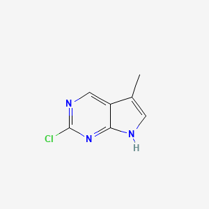 2-chloro-5-methyl-7H-pyrrolo[2,3-d]pyrimidine CAS 909562-81-8