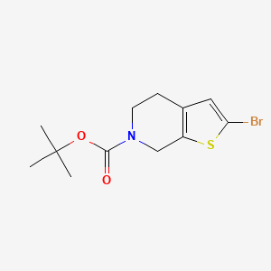 tert-butyl 2-bromo-5,7-dihydro-4H-thieno[2,3-c]pyridine-6-carboxylate CAS 910443-31-1