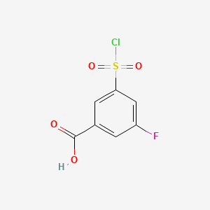 3-chlorosulfonyl-5-fluorobenzoic acid CAS 912577-43-6