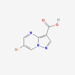 6-bromopyrazolo[1,5-a]pyrimidine-3-carboxylic acid CAS 912773-22-9
