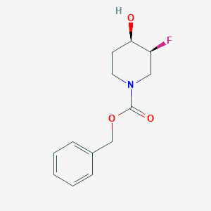 benzyl (3S,4R)-3-fluoro-4-hydroxypiperidine-1-carboxylate CAS 913574-95-5