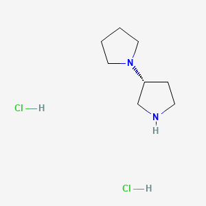 1-[(3R)-pyrrolidin-3-yl]pyrrolidine;dihydrochloride CAS 913702-34-8