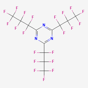 2,4,6-tris(1,1,2,2,3,3,3-heptafluoropropyl)-1,3,5-triazine CAS 915-76-4