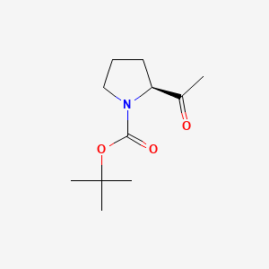 tert-butyl (2S)-2-acetylpyrrolidine-1-carboxylate CAS 91550-08-2