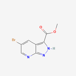 methyl 5-bromo-2H-pyrazolo[3,4-b]pyridine-3-carboxylate CAS 916325-84-3