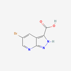 5-bromo-2H-pyrazolo[3,4-b]pyridine-3-carboxylic acid CAS 916325-85-4