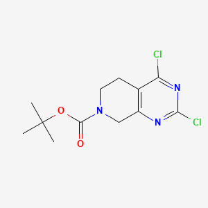 tert-butyl 2,4-dichloro-6,8-dihydro-5H-pyrido[3,4-d]pyrimidine-7-carboxylate CAS 916420-27-4