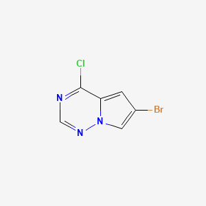 6-bromo-4-chloropyrrolo[2,1-f][1,2,4]triazine CAS 916420-30-9