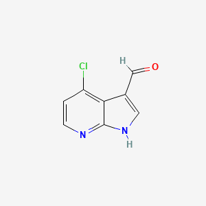 4-chloro-1H-pyrrolo[2,3-b]pyridine-3-carbaldehyde CAS 918515-16-9