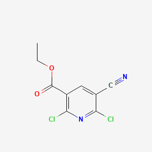 ethyl 2,6-dichloro-5-cyanopyridine-3-carboxylate CAS 919354-52-2