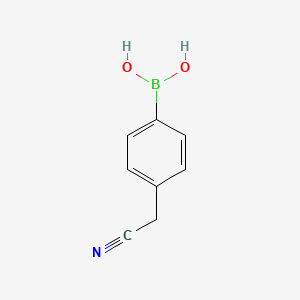 [4-(cyanomethyl)phenyl]boronic acid CAS 91983-26-5