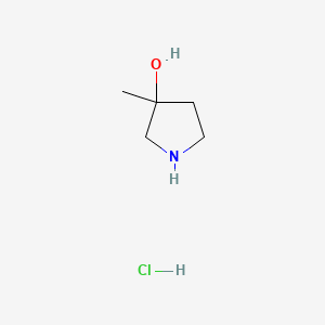 3-methylpyrrolidin-3-ol;hydrochloride CAS 921592-91-8