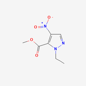 methyl 1-ethyl-4-nitropyrazole-5-carboxylate CAS 923282-48-8