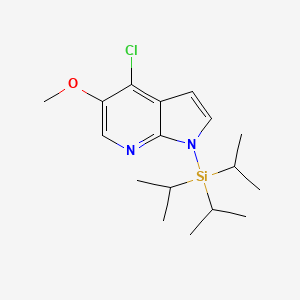 (4-chloro-5-methoxypyrrolo[2,3-b]pyridin-1-yl)-tri(propan-2-yl)silane CAS 926004-73-1