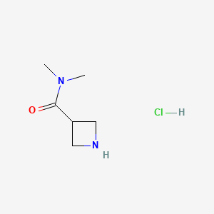 N,N-dimethylazetidine-3-carboxamide;hydrochloride CAS 927390-60-1