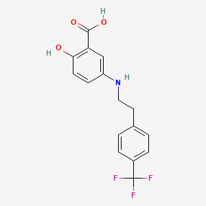 2-hydroxy-5-[2-[4-(trifluoromethyl)phenyl]ethylamino]benzoic acid CAS 927685-43-6