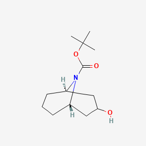 tert-butyl (1S,5R)-3-hydroxy-9-azabicyclo[3.3.1]nonane-9-carboxylate CAS 934180-37-7