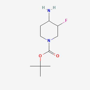 tert-butyl 4-amino-3-fluoropiperidine-1-carboxylate CAS 934536-10-4