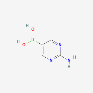 (2-aminopyrimidin-5-yl)boronic acid CAS 936250-22-5