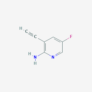 3-ethynyl-5-fluoropyridin-2-amine CAS 936344-74-0