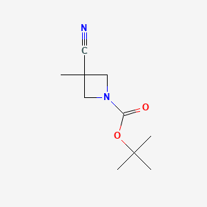 tert-butyl 3-cyano-3-methylazetidine-1-carboxylate CAS 936850-09-8