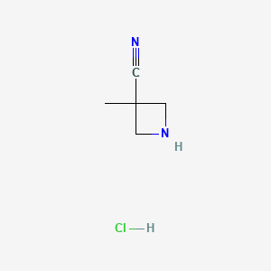 3-methylazetidine-3-carbonitrile;hydrochloride CAS 936850-33-8
