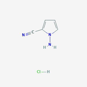 1-aminopyrrole-2-carbonitrile;hydrochloride CAS 937046-97-4