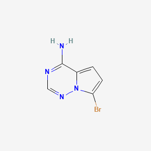 7-bromopyrrolo[2,1-f][1,2,4]triazin-4-amine CAS 937046-98-5