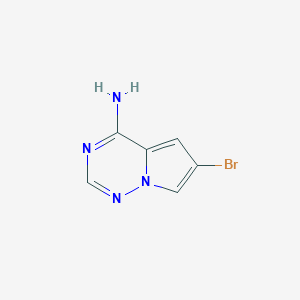 6-bromopyrrolo[2,1-f][1,2,4]triazin-4-amine CAS 937047-06-8