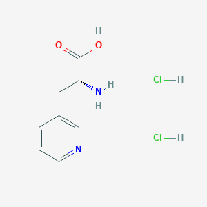 (2R)-2-amino-3-pyridin-3-ylpropanoic acid;dihydrochloride CAS 93960-21-5