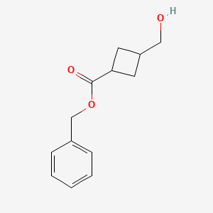 benzyl 3-(hydroxymethyl)cyclobutane-1-carboxylate CAS 939768-59-9