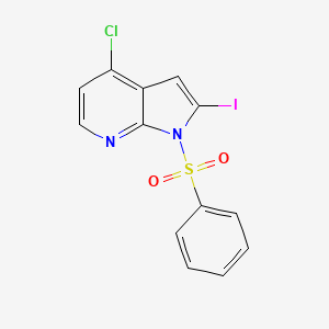 1-(benzenesulfonyl)-4-chloro-2-iodopyrrolo[2,3-b]pyridine CAS 940948-30-1
