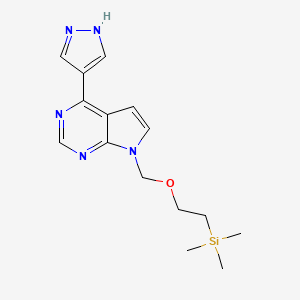 trimethyl-[2-[[4-(1H-pyrazol-4-yl)pyrrolo[2,3-d]pyrimidin-7-yl]methoxy]ethyl]silane CAS 941685-27-4
