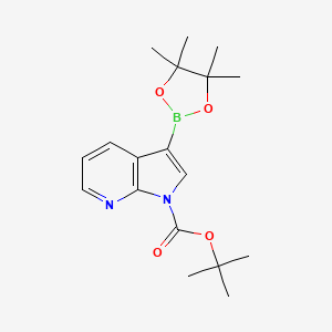tert-butyl 3-(4,4,5,5-tetramethyl-1,3,2-dioxaborolan-2-yl)pyrrolo[2,3-b]pyridine-1-carboxylate CAS 942070-47-5
