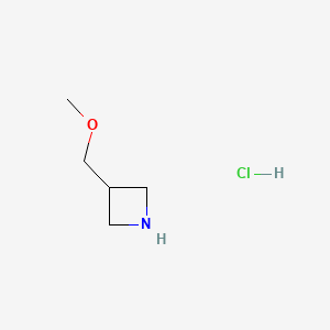 3-(methoxymethyl)azetidine;hydrochloride CAS 942308-06-7