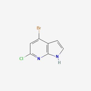4-bromo-6-chloro-1H-pyrrolo[2,3-b]pyridine CAS 942920-50-5