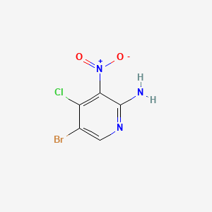 5-bromo-4-chloro-3-nitropyridin-2-amine CAS 942947-95-7
