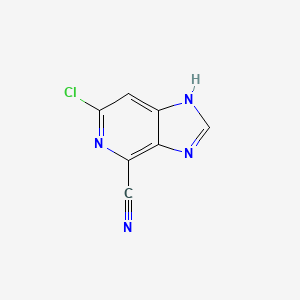 6-chloro-1H-imidazo[4,5-c]pyridine-4-carbonitrile CAS 944388-93-6