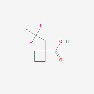 1-(2,2,2-trifluoroethyl)cyclobutane-1-carboxylic acid CAS 945495-63-6