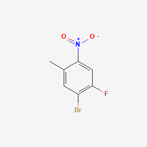 1-bromo-2-fluoro-5-methyl-4-nitrobenzene CAS 948294-26-6