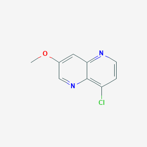 8-chloro-3-methoxy-1,5-naphthyridine CAS 952059-69-7
