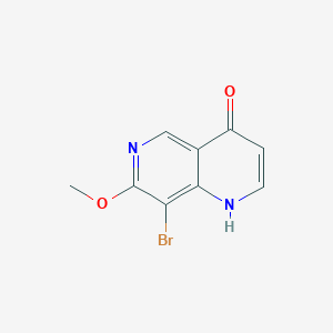 8-bromo-7-methoxy-1H-1,6-naphthyridin-4-one CAS 952138-17-9