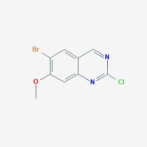 6-bromo-2-chloro-7-methoxyquinazoline CAS 953040-63-6