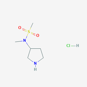 N-methyl-N-pyrrolidin-3-ylmethanesulfonamide;hydrochloride CAS 955979-18-7
