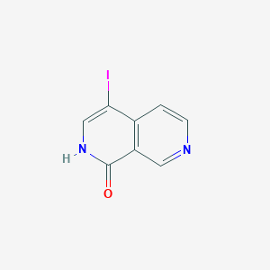 4-iodo-2H-2,7-naphthyridin-1-one CAS 959558-50-0