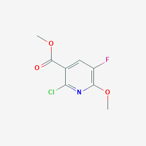 methyl 2-chloro-5-fluoro-6-methoxypyridine-3-carboxylate CAS 959616-64-9
